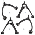 BOXI 4pc Front Upper Lower Control Arms Fit for Cadillac Escalade 2007-2015 / Chevy Avalanche Silverado Suburban Tahoe 2007-2013 / for GMC Sierra 1500 Yukon 2007-2014 | K620888 K620889 K80669 K80670