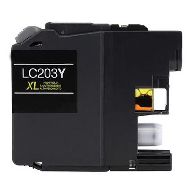 PrinterDash Compatible Replacement for Brother DCP-J562/J4120/MFC-J460/J680/J880/J4320/J4620/J5320/J5620/J5720DW Yellow High Yield Inkjet (550 Page Yield) (LC-203YS)