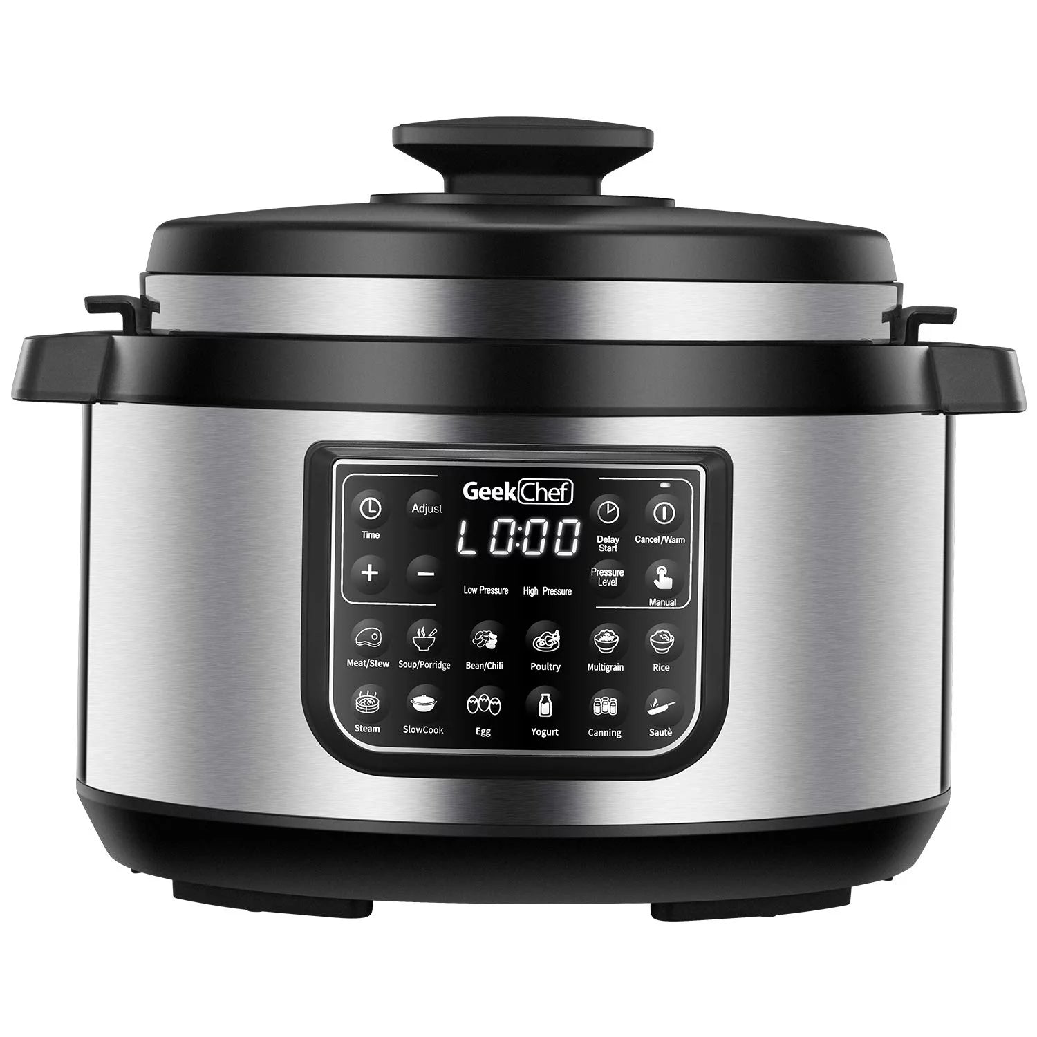 12-In-1 Electric Pressure Cooker£¬Multi-Function Programmable Pressure Cooker, Slow Cooker, Rice Cooker, Wok, Steamer, Heating Pot, Stainless Steel