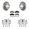 Transit Auto Rear Disc Brake Caliper Coated Rotors And Ceramic Pads Kit For Sprinter 3500 Mercedes-Benz Dodge Freightliner KCG-100216C