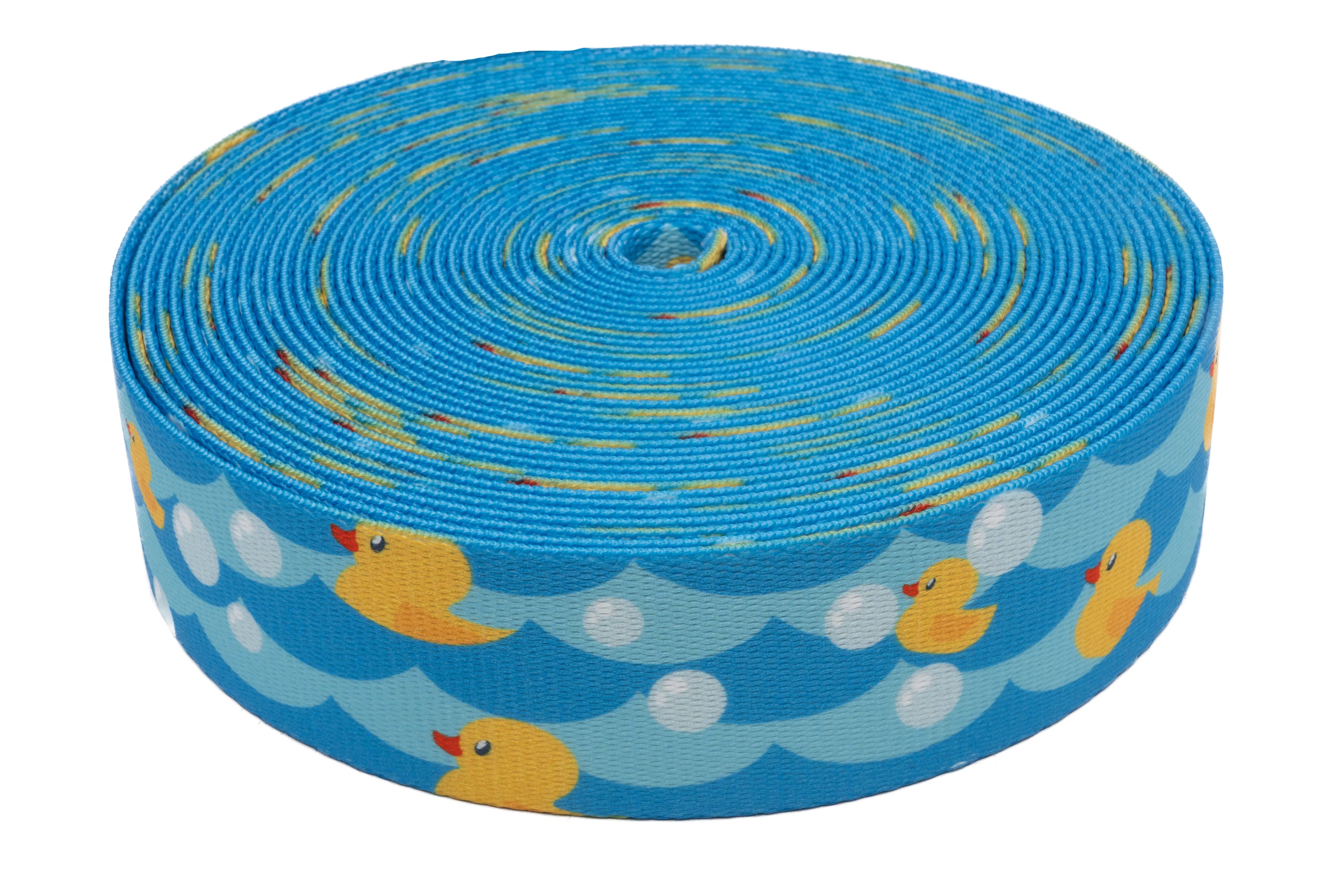 Country Brook Design? 1 inch Just Ducky Polyester Webbing, 20 Yards