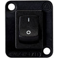 Switchcraft EHRRSLB Curved Rocker Switch I/O DPDT Black with 4-40 screws
