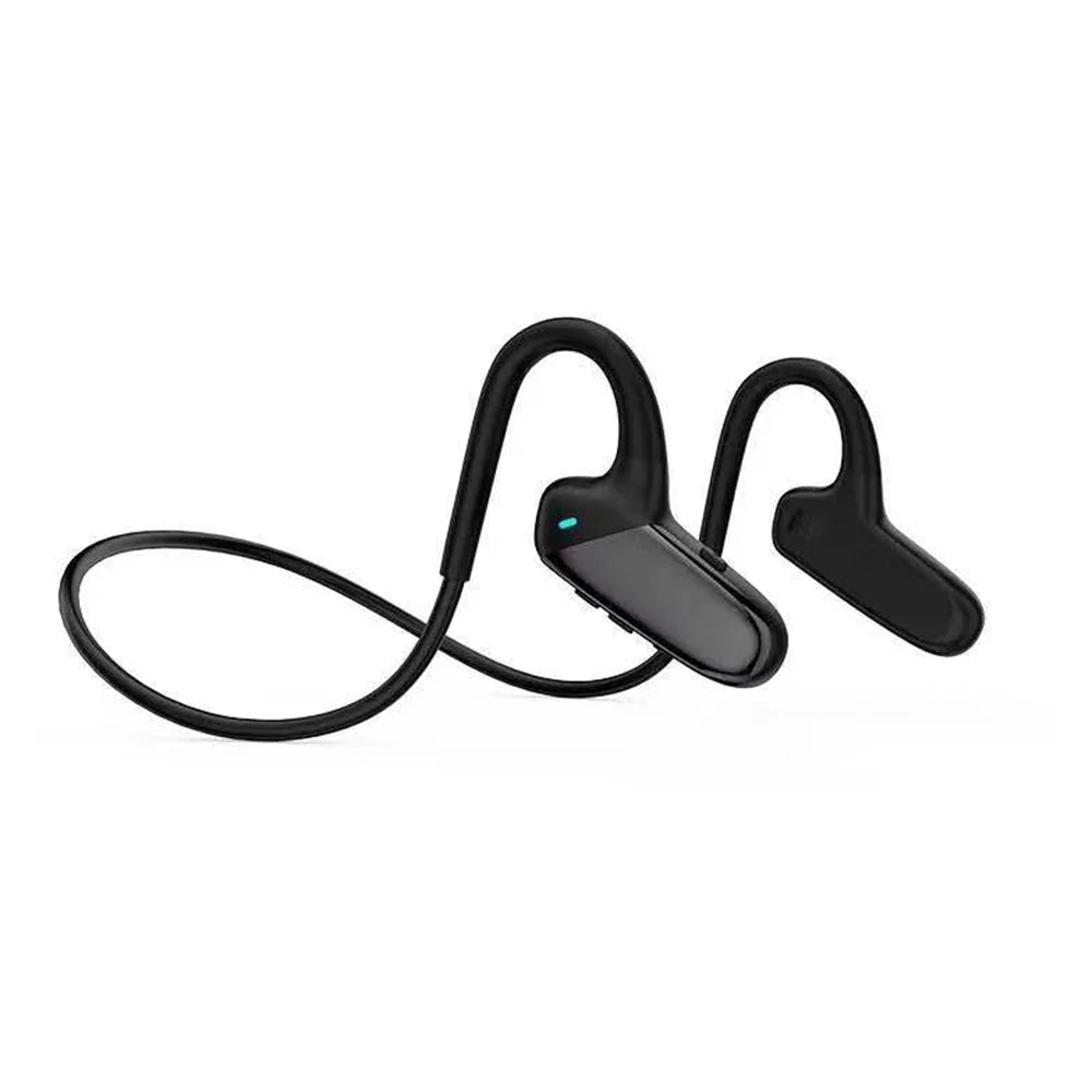 Nebublu Headset,F808 Wireless Bone Waterproof USB Mic Wireless Bone Conduction Headset Open-ear Waterproof Bone Conduction 5.0 Open-ear Waterproof USB Conduction 5.0 Headset USB Mic Mobile Owsoo