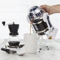 2024 Hand Coffee Maker Creative Robot Coffee Pot Machine French Presses 24cm Height Stainless Steel Glass Festival Gift