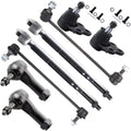Teledu 8pcs For Chevrolet Pontiac Saturn Front Sway Bars Tie Rods Ball Joints