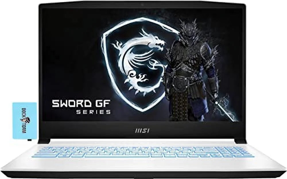 MSI 2023 Sword 15 15.6 144Hz FHD IPS Gaming Laptop (Intel i7-12650H 10-Core, 16GB RAM, 2x4TB PCIe SSD RAID 0 (8TB), GeForce RTX 3070 Ti 8GB, Backlit KYB, WiFi 6, BT 5.2, Win 10 Pro) w/Hub
