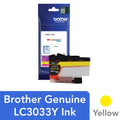 Brother Genuine LC3033Y High-yield Yellow Printer Ink Cartridge