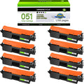 greencycle CRG051 Toner Cartridge Replacement Compatible for CANON 051 Black Toner Cartridge ImageCLASS LBP160 LBP161dn LBP162dw MF264dw MF267dw MF269dw Printer Ink Cartridge (8PCS)