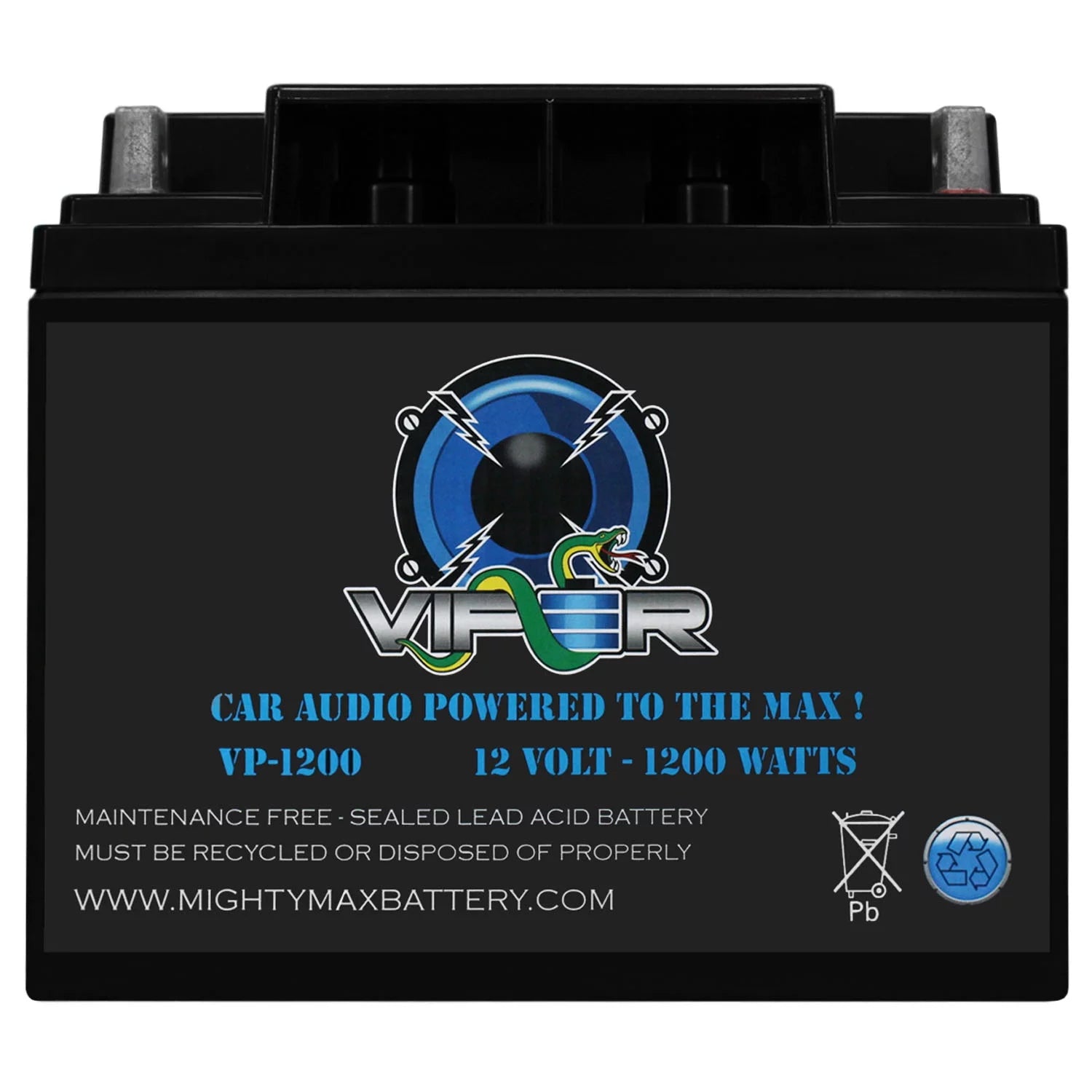 Viper VP-1200 12V 1200 Watt Replacement Battery for Kinetik KHC1200 Power Cell