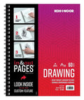 KOHINOOR DRAWING PAD SIDE WIRE  70LB 60SH 9X12