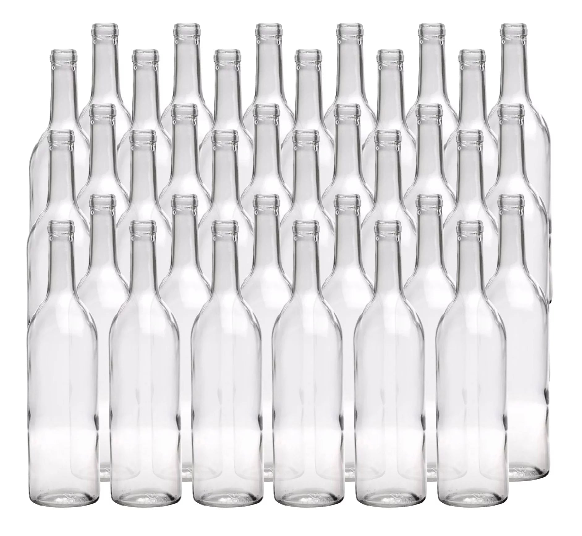 Home Brew Ohio 6 Gallon Bottle Set: Clear Claret/Bordeaux (36 Bottles)