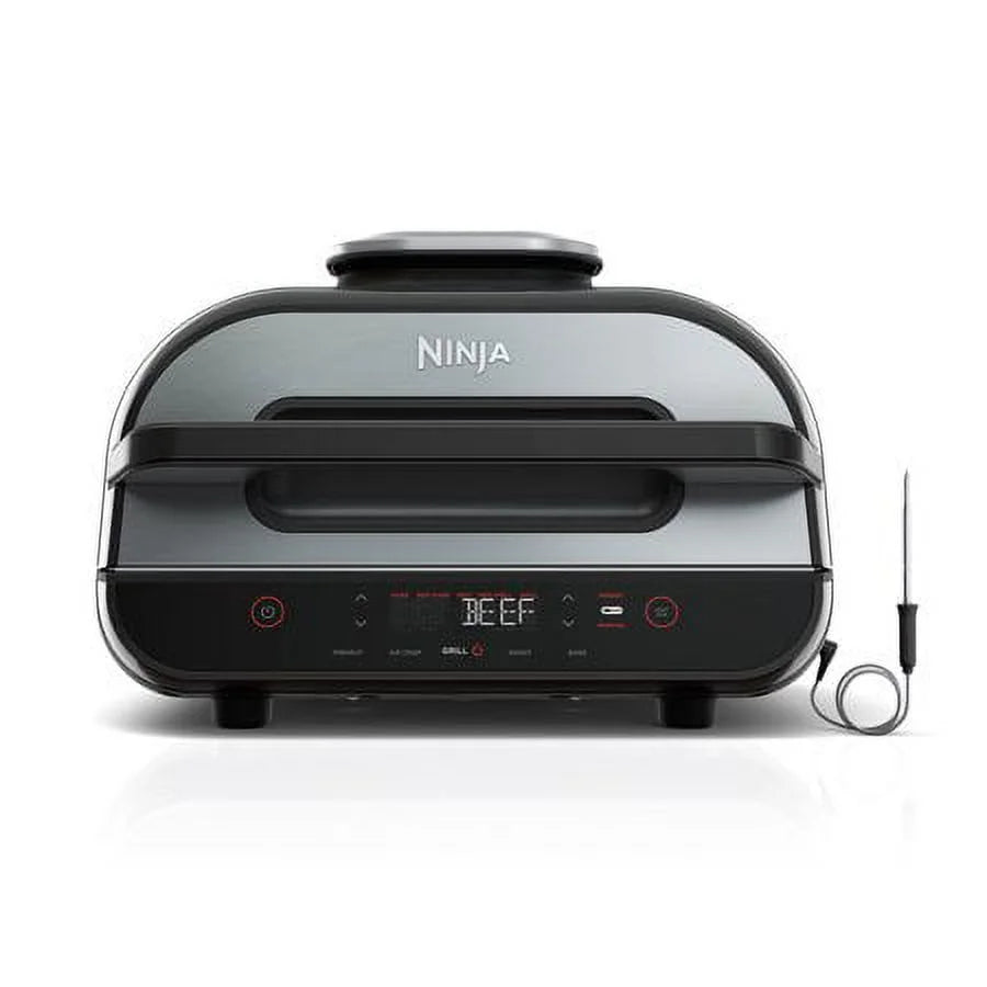 Pre-Owned Ninja FG550 Smart XL 4 in1 Indoor Grill Air Fryer - Gray (Fair)