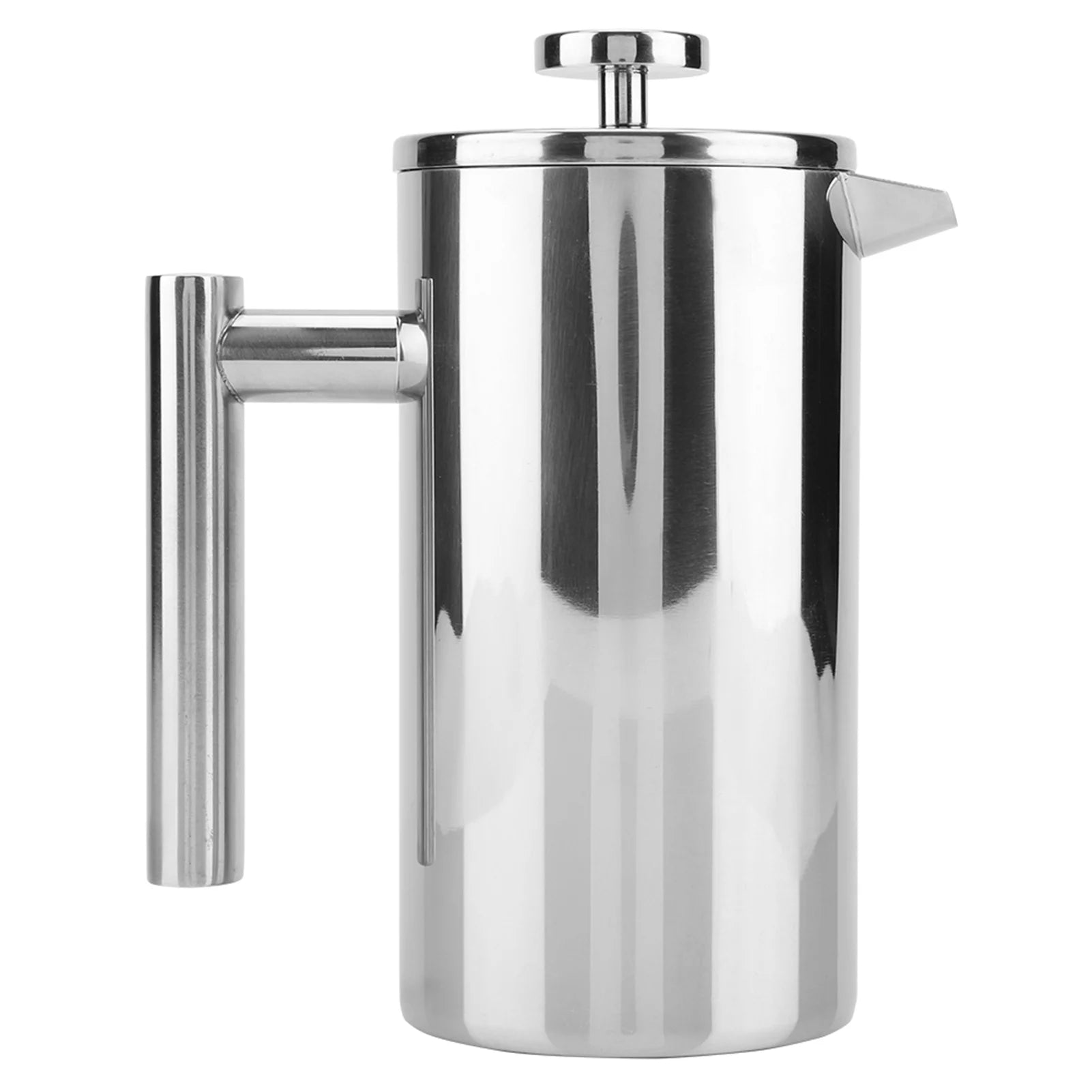Double Walled Stainless Steel Coffee Maker French Press Tea Pot