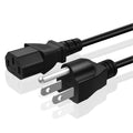 AC Power Cable Computer Monitor Cord 25 Feet 10a 125v 3 Prong TV Plug-In Cord NEMA 5-15P to IEC 320 C13 Replacement Wire for Dell AOC Asus Lenovo Desktop Supply Printer PS3 PSU Universal