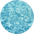 Hidove Water Ripple Blue Placemats Round Table Mats Non-Slip Washable Heat Resistant Kitchen Place Mat for Home Dining Coffee Tabletop Decoration (4PCS)
