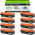 greencycle High Yield CRG051H Toner Cartridge Replacement Compatible for CANON 051 Black Toner Cartridge ImageCLASS MF264dw MF267dw MF269dw MF266dn MF263dn LBP162dw LBP161dn Printer (8PCS)