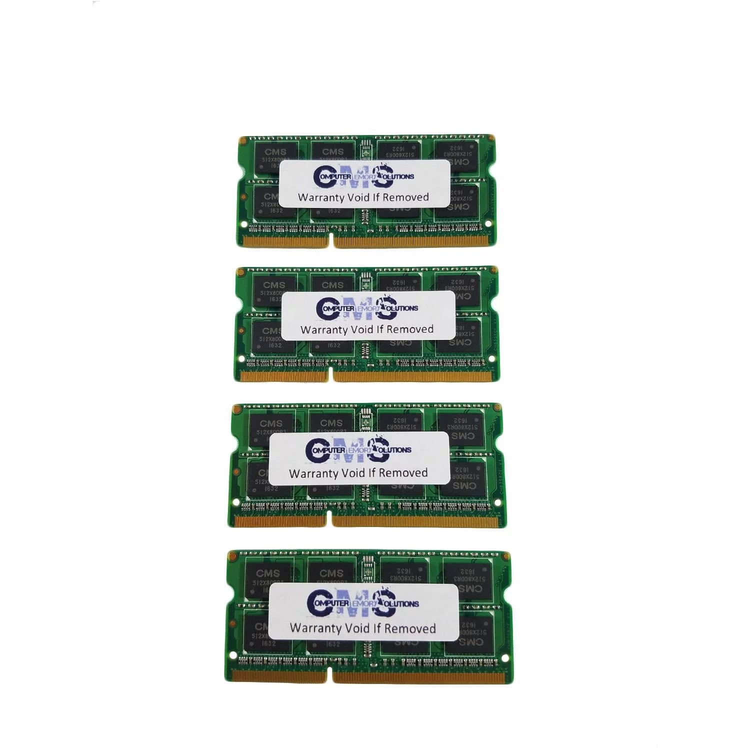CMS 16GB (4X4GB) DDR3 10600 1333MHZ NON ECC SODIMM Memory Ram Compatible with Apple Imac Core I3 3.1 21.5-Inch (Late 2011) - A28