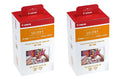 2 X Canon Color Ink/Paper Set RP-108, Compatible with SELPHY CP910/CP820/CP1200,