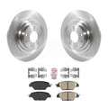 Transit Auto - Rear Disc Brake Rotors And Ceramic Pads Kit For 2016-2022 Mazda CX-9 K8A-100430