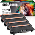 Cool Toner Compatible Toner Replacement for Brother TN-750 for HL-5470DW HL-6180DW MFC-8910DW MFC-8710DW MFC-8950DW DCP-8155DN MFC-8810DW Printer(Black, 4-Pack)
