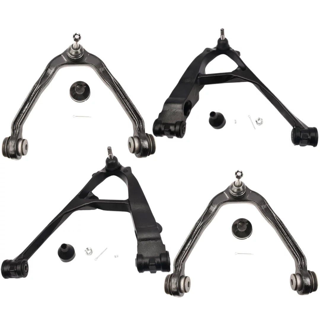 Set of 4 Front Upper-Lower Control Arm Ball Joint For 1999-2006 Chevrolet Silverado 1500