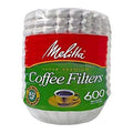 Melitta 600 Coffee Filters, Basket, Pack of 600, 8-12 Cups, White