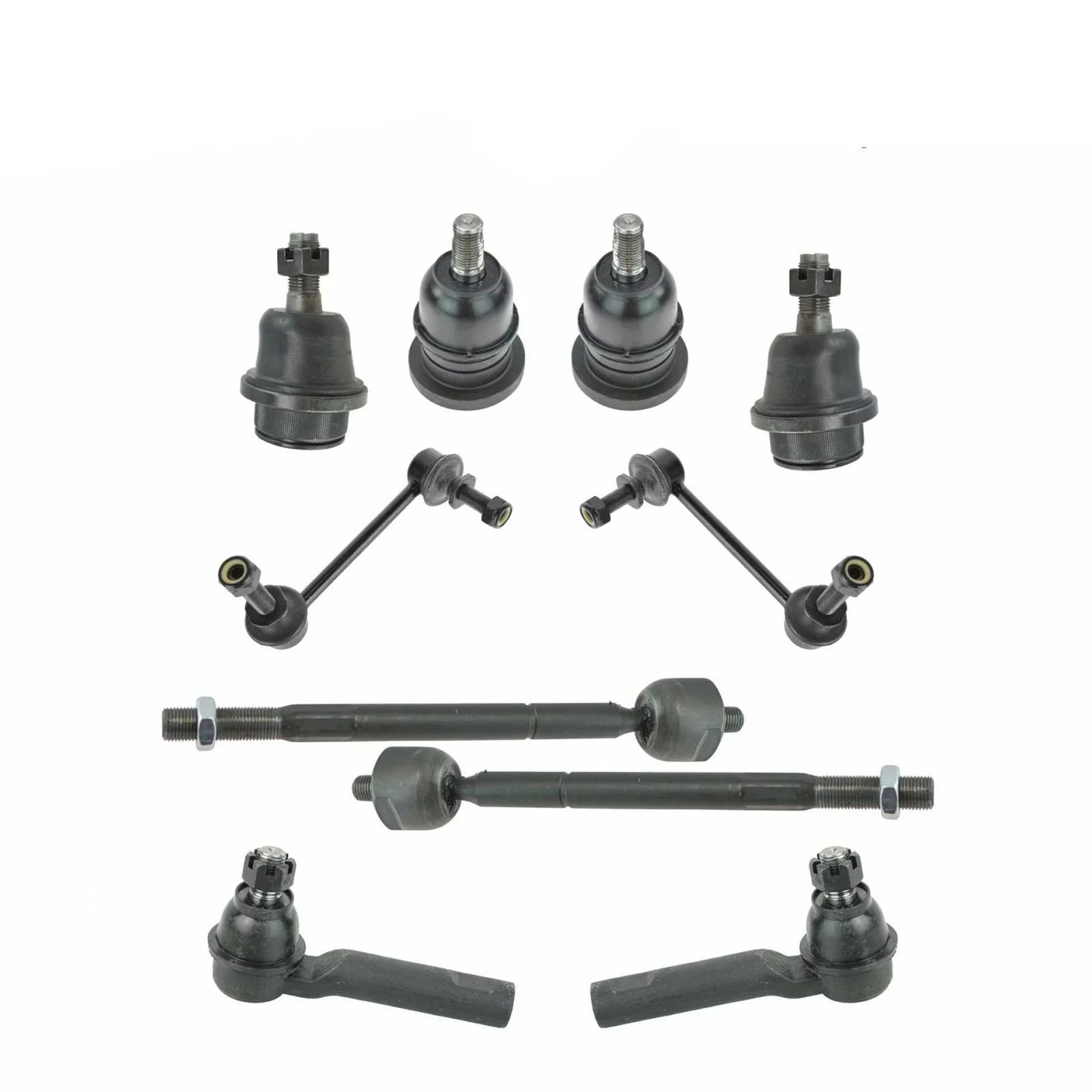 Ball Joint Tie Rod End Sway Bar Front Left/Right Set of 10 For Toyota Truck