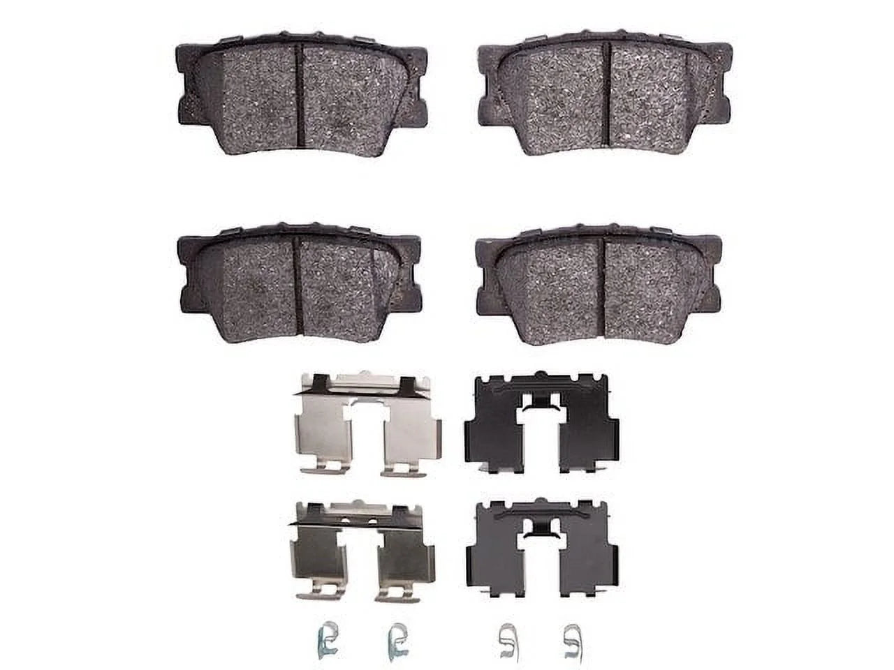Rear Brake Pad Set - Compatible with 2007 - 2022 Toyota Camry 2008 2009 2010 2011 2012 2013 2014 2015 2016 2017 2018 2019 2020 2021