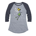 Tinker Bell - Sketch Sparkles - Women's Raglan Graphic T-Shirt
