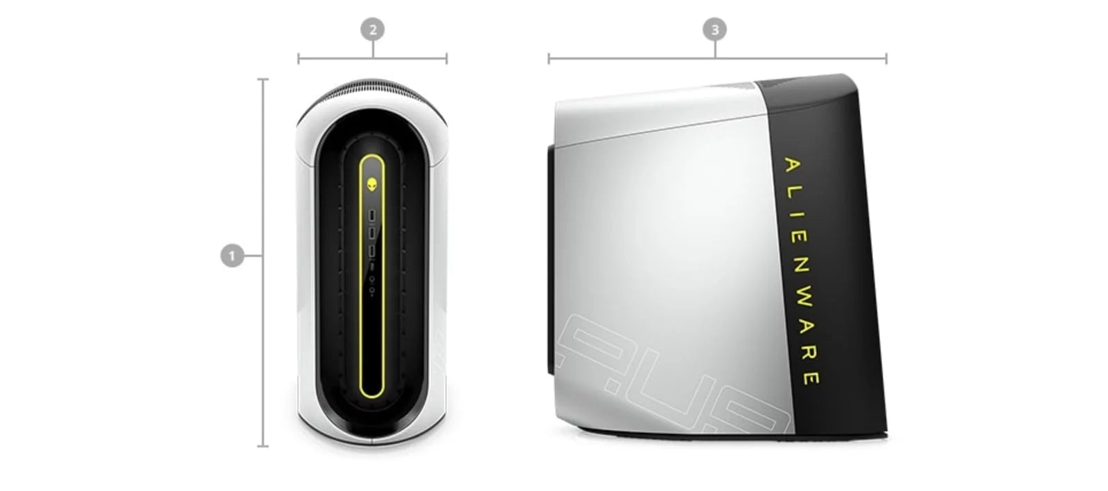 Restored Dell Alienware Aurora R10 Gaming Desktop (2019) Core Ryzen 5 - 256GB SSD - 16GB RAM - 6700 XT 6 Cores @ 4.6 GHz - 12GB GDDR6 (Refurbished)