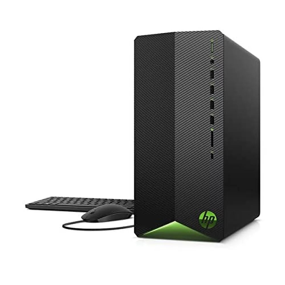 2022 HP TG01 Pavilion Gaming Desktop Intel 8-Core i7-10700F 32GB RAM 1TB PCIe SSD 1TB HDD NVIDIA RTX 3060 12GB GDDR6 HDMI DP DVI-D USB-C WiFi AC BT RJ-45 Windows 11 Pro w/RE USB Drive