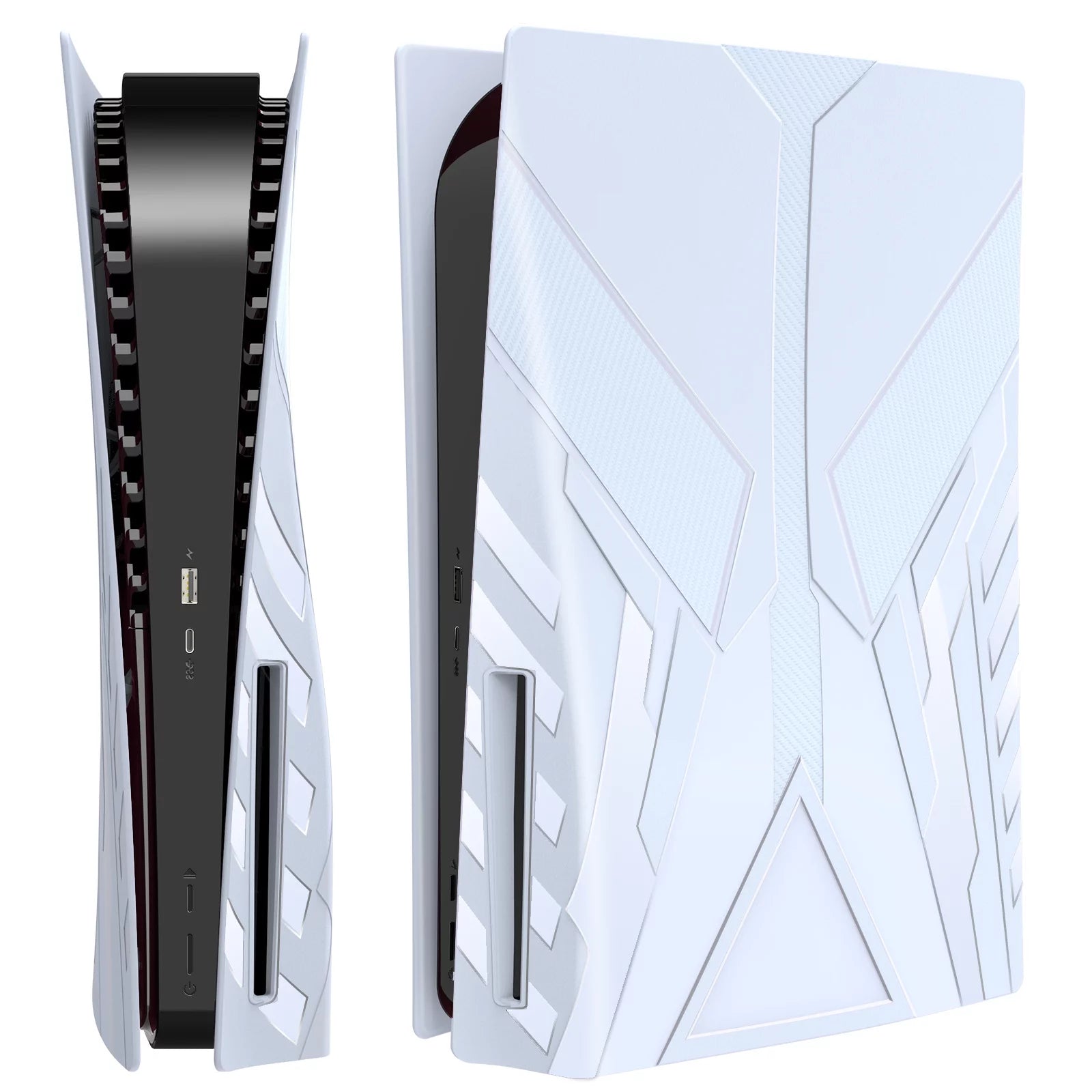 Hard Shockproof Cover Skins Shell Panels For PS5 Console, Anti-Scratch Dustproof PS5 Cover Plates, PS5 Face Plates With Hard Shell Protective Panels For PS5, Anti-Scratch Waterproof Replacement FaceP