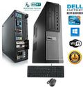 Desktop Computer Dell OptiPlex Intel i7-2600 3.40GHz 16GB Ram 1TB SSD Windows 10 Pro 64 - Used - 1 YEAR WARRANTY