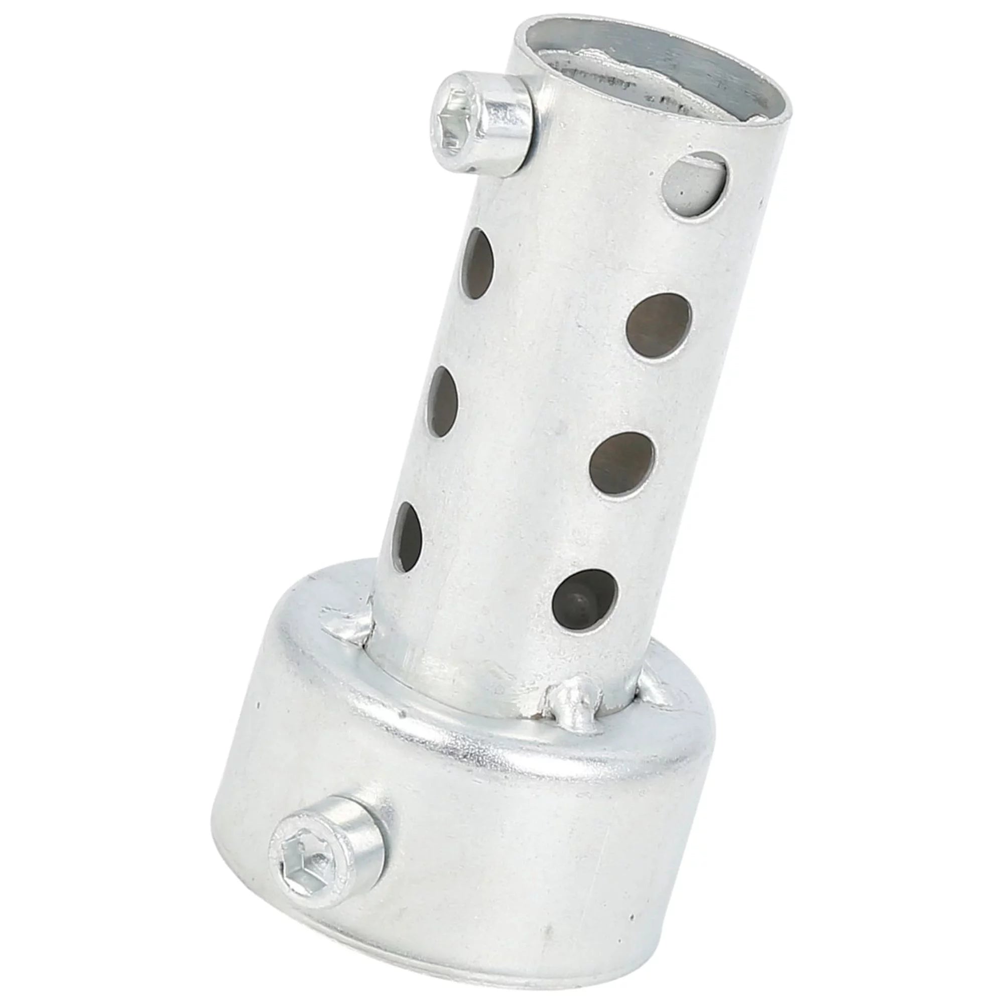 42mm Universal Exhaust Pipe Baffle Muffler Baffle for Motorbike Silver Tone