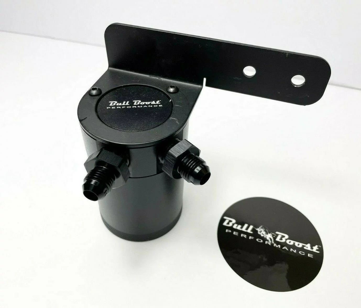 Billet Aluminum 6AN Oil Catch Can Reservoir Tank -6AN Performance W/Bracket