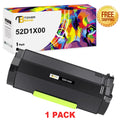 Toner Bank 1-Pack Compatible Toner for Lexmark 52D1X00 MS811n MS811dn MS811dtn MS812de MS812dn MS812dtn MS711dn Printer Replacement Toner Ink Black