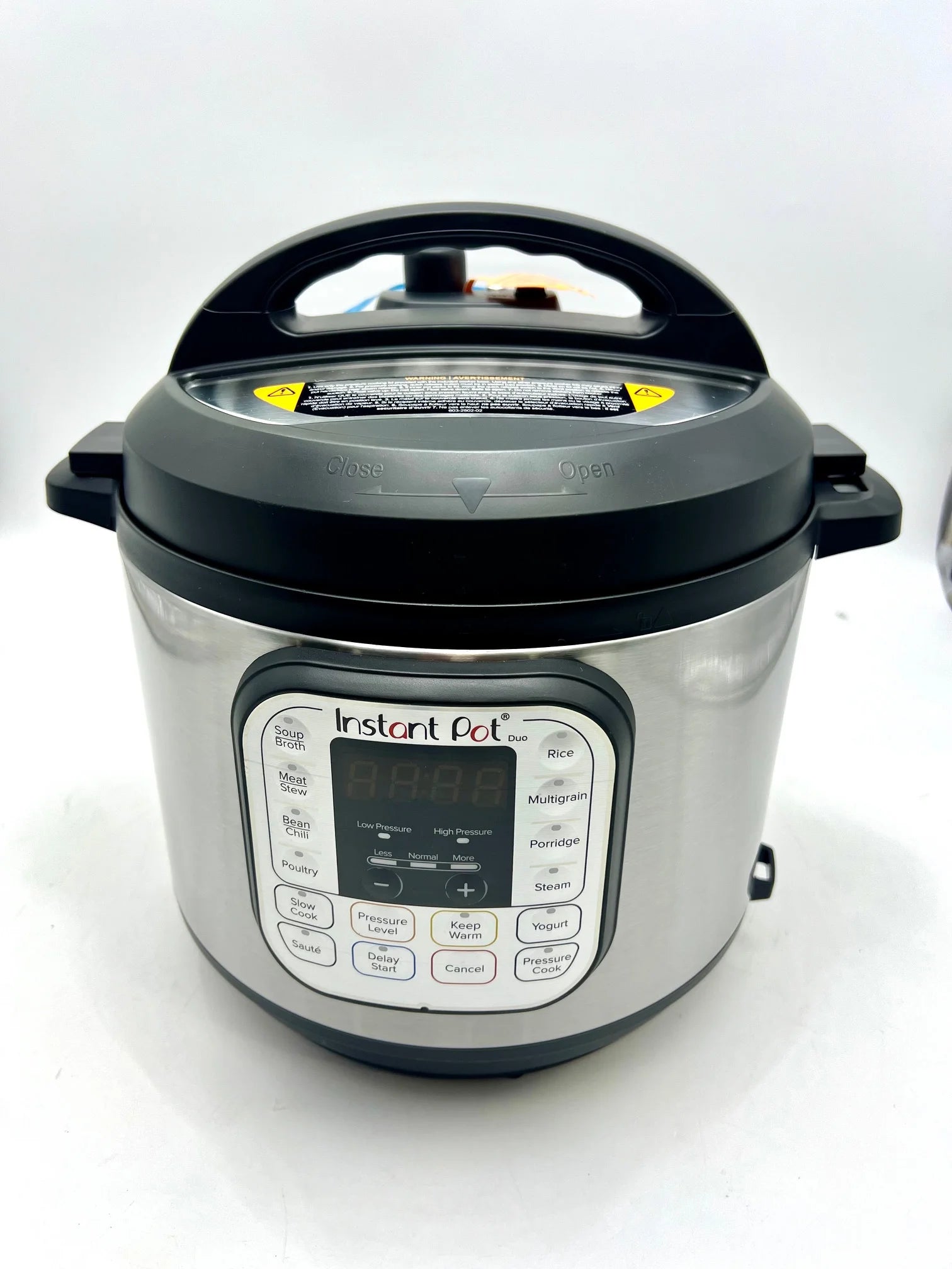 Open Box Instant Pot - 6Qt Duo Pressure Cooker - Silver