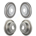 Front Rear Coated Disc Brake Rotors Kit For Nissan Sentra Juke KG-101137