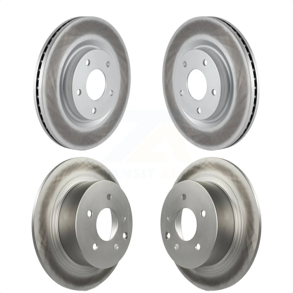 Front Rear Coated Disc Brake Rotors Kit For Nissan Sentra Juke KG-101137