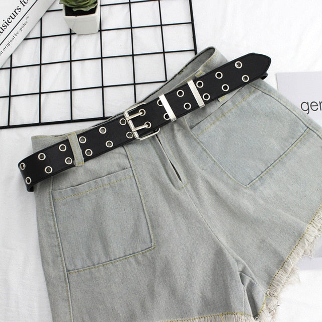 NO.ONEPAUL women belt Genuine Leather New Punk style fashion Pin Buckle jeans Decorative Belt Chain luxury brand belts for women